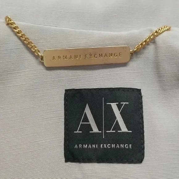 {Armani Exchange} Silver Color Trench Coat - Picture 14 of 16